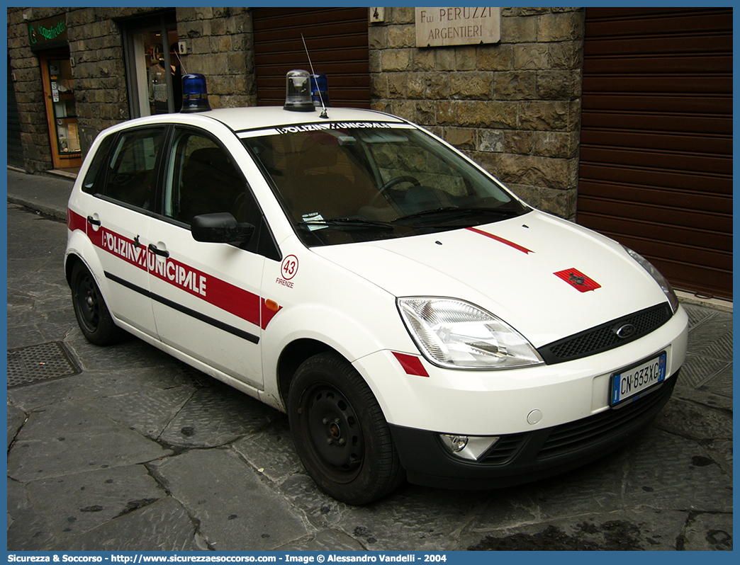 -
Polizia Municipale
Comune di Firenze
Ford Fiesta V serie
Parole chiave: PL;P.L.;PM;P.M.;Polizia;Locale;Municipale;Firenze;Ford;Fiesta