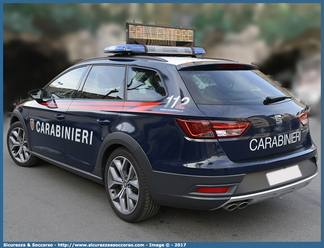 -
Arma dei Carabinieri
Seat Leon Xperience
Allestitore Nuova Carrozzeria Torinese S.r.l.
Parole chiave: CC;C.C.;Arma;dei;Carabinieri;Radiomobile;Radio;Mobile;Seat;Leon;NCT;Nuova;Carrozzeria;Torinese