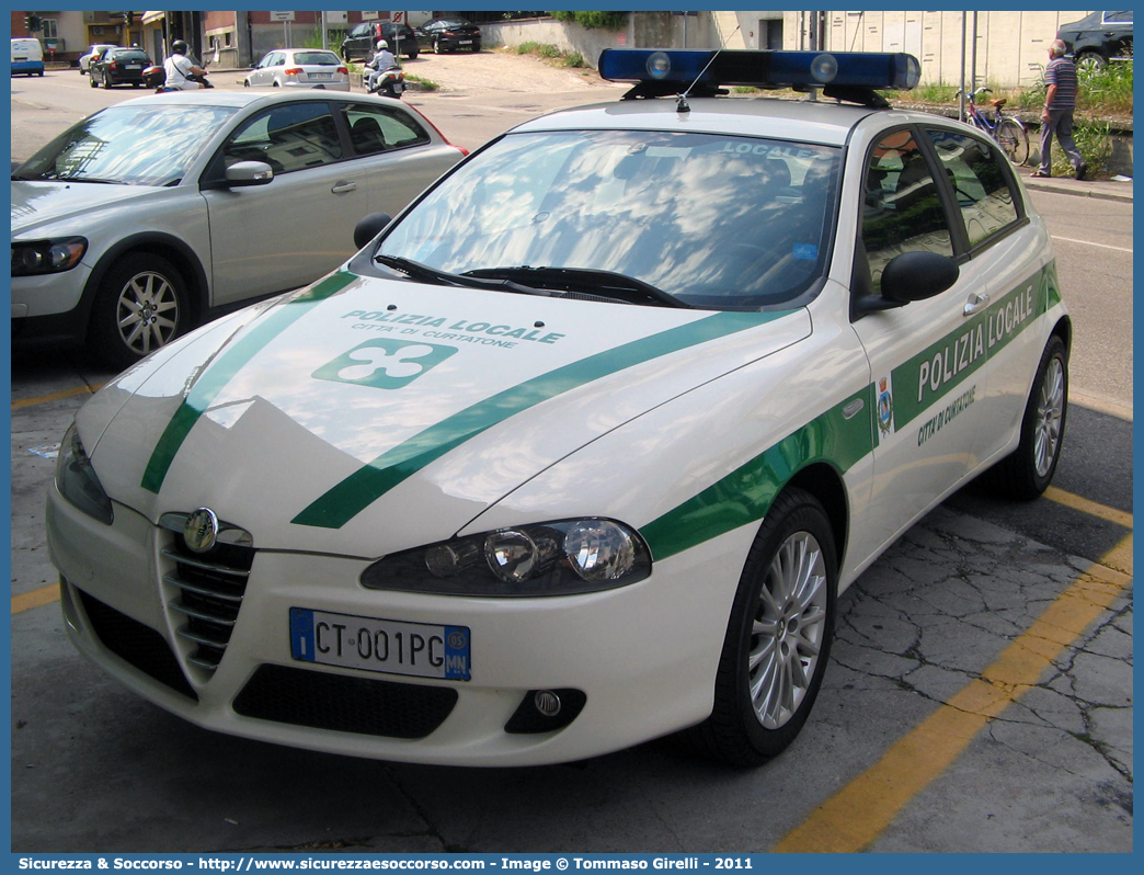 -
Polizia Locale
Comune di Curtatone
Alfa Romeo 147 II serie
Allestitore Bertazzoni S.r.l.
Parole chiave: PL;P.L.;PM;P.M.;Polizia;Locale;Municipale;Curtatone;Alfa Romeo;147;Bertazzoni