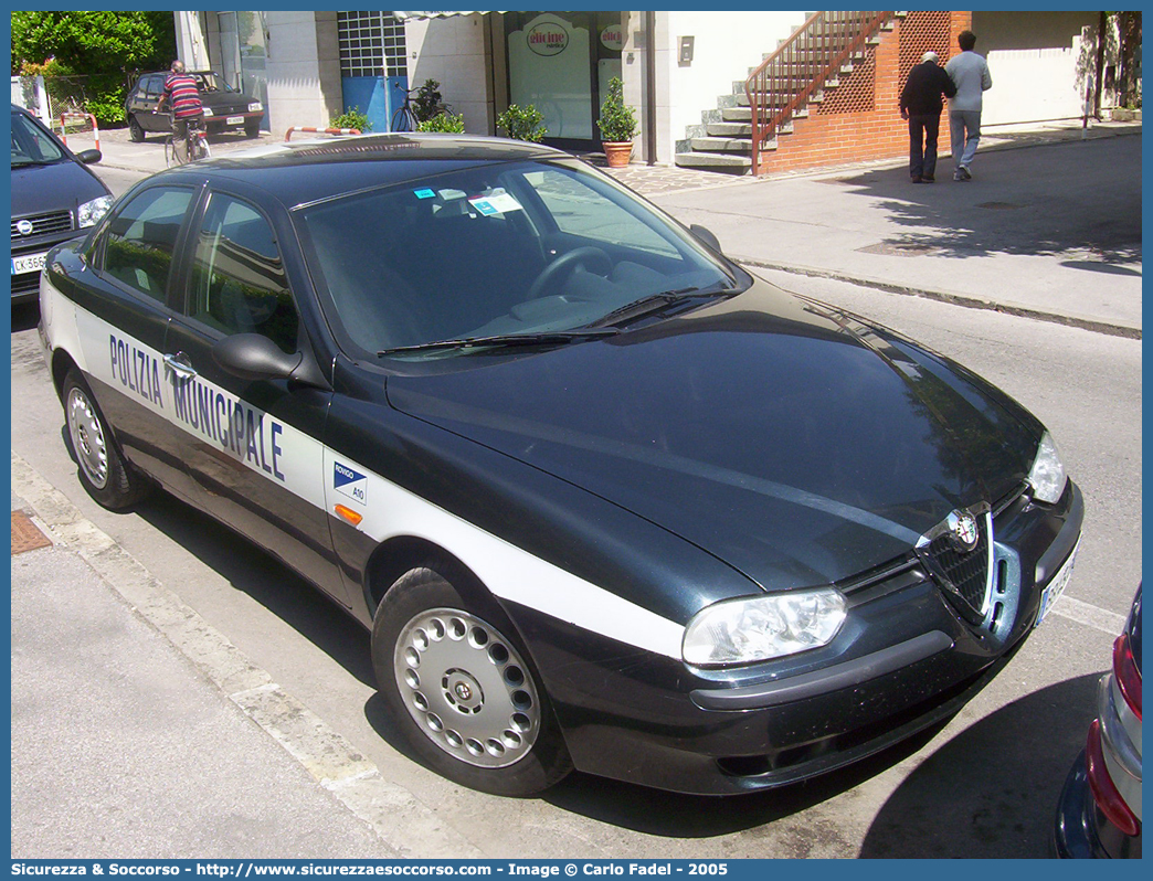 -
Polizia Municipale
Comune di Rovigo
Alfa Romeo 156 I serie
Parole chiave: PL;P.L.;PM;P.M.;Polizia;Locale;Municipale;Rovigo;Alfa;Romeo;156