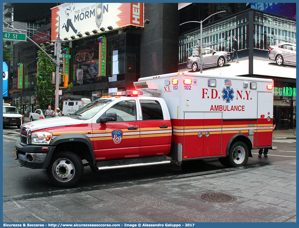 102 - CA10034
United States of America
New York Fire Department
Dodge RAM 4500 
Conversion by Wheeled Coach
Parole chiave: United;States;of;America;USA;U.S.A.;NYFD;N.Y.F.D.;New;York;Fire;Department;EMS;E.M.S.;Emergency;Medical;Service;Dodge;RAM;4500;Ambulance;Wheeled;Coach