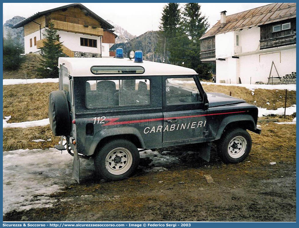 CC 406DN
Arma dei Carabinieri
Land Rover Defender 90
Parole chiave: CC;C.C.;Arma;dei;Carabinieri;Land;Rover;Defender;90