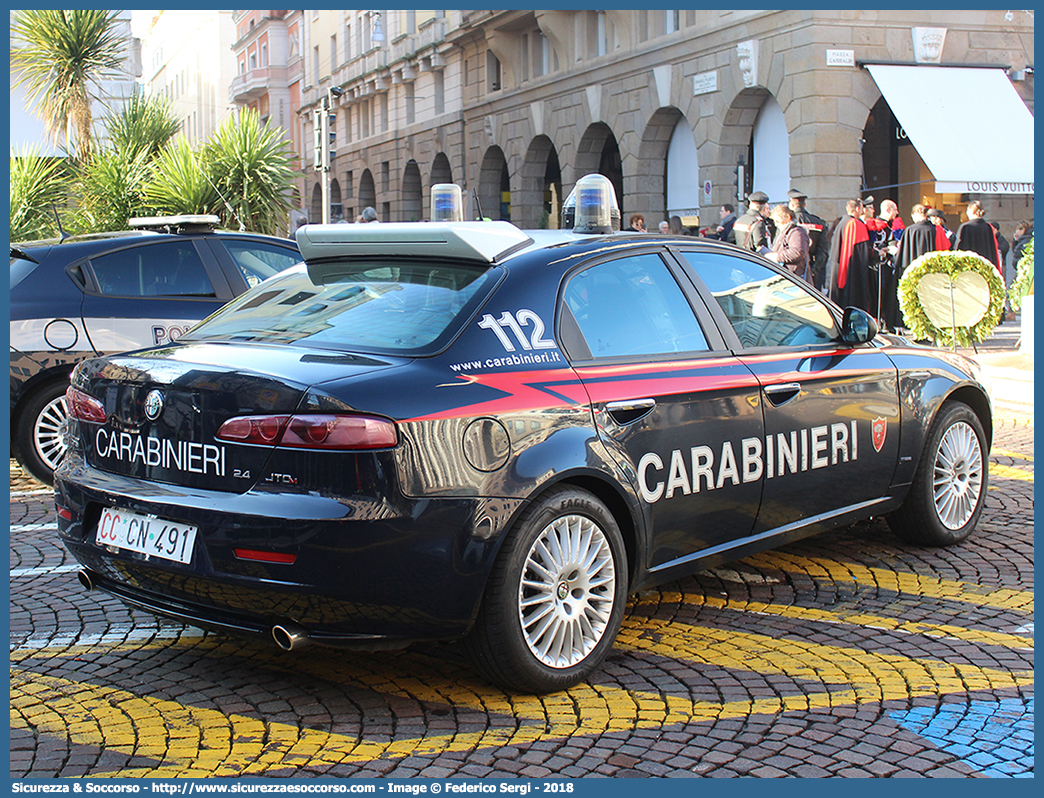 CC CN491
Arma dei Carabinieri
Alfa Romeo 159
Parole chiave: CC;C.C.;Arma;dei;Carabinieri;Alfa;Romeo;159;Radiomobile