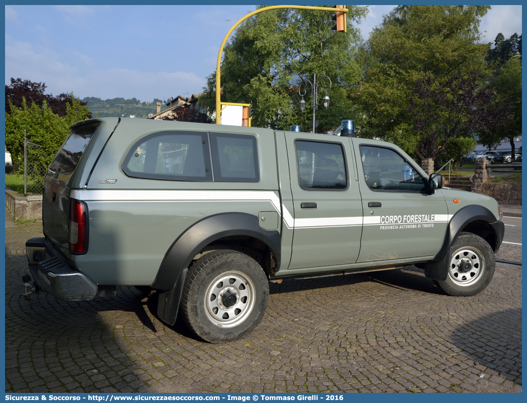 CF H70TN
Corpo Forestale
Provincia Autonoma di Trento
Nissan Navara I serie restyling
Parole chiave: Corpo;Forestale;Trento;CF;C.F.;TN;T.N.;Nissan;Navara