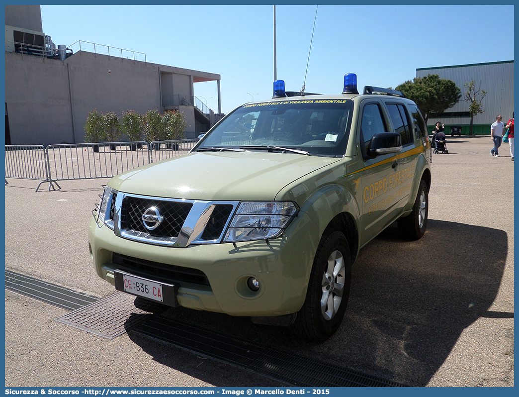 CFva B36 CA
Corpo Forestale
e di Vigilanza Ambientale
Regione Sardegna
Nissan Pathfinder III serie
Allestitore MAVE s.r.l.
Parole chiave: Corpo;Forestale;Vigilanza;Ambientale;Sardegna;CFVA;C.F.V.A.;Nissan;Pathfinder;Mave