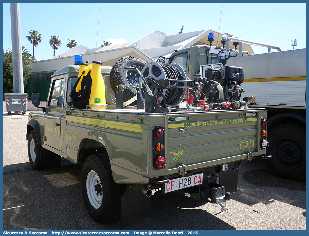 CFva H28 CA
Corpo Forestale
e di Vigilanza Ambientale
Regione Sardegna
Land Rover Defender 130
Parole chiave: CFVA;C.F.V.A.;Corpo;Forestale;Vigilanza;Ambientale;Sardegna;Land Rover;Defender;130