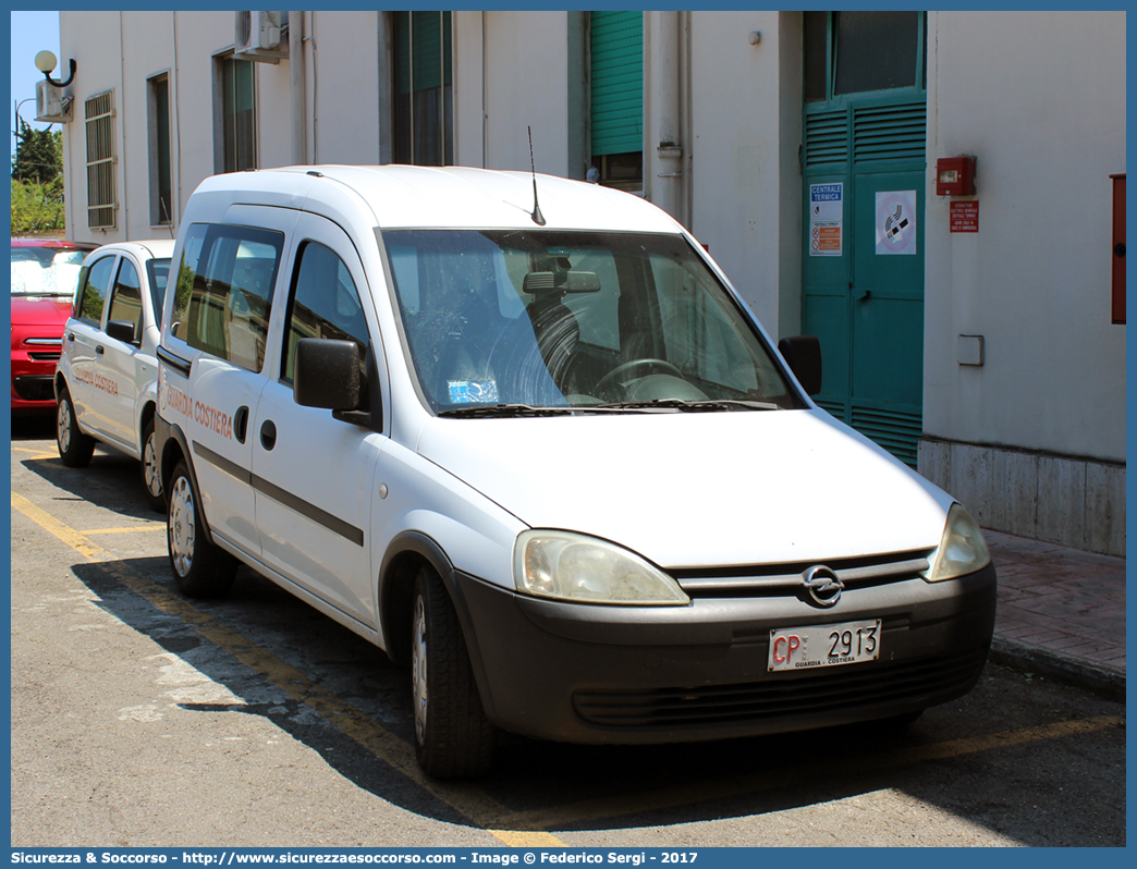 CP 2913
Corpo delle Capitanerie di Porto
Guardia Costiera 
Opel Combo III serie
Parole chiave: CP;C.P.;GC;G.C.;Guardia;Costiera;Capitaneria;Capitanerie;di;Porto;Opel;Combo