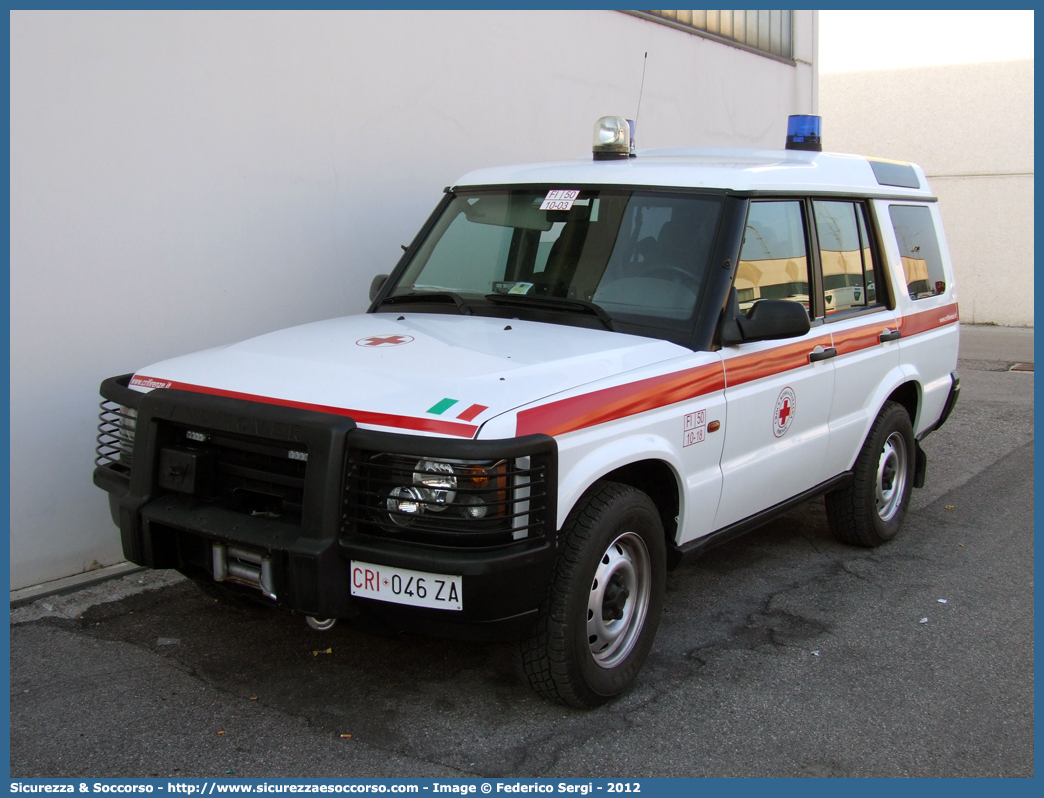 CRI 046ZA
Croce Rossa Italiana
Firenze
Land Rover Discovery II serie restyling
Parole chiave: CRI;C.R.I.;Croce;Rossa;Italiana;Land Rover;Discovery;Firenze