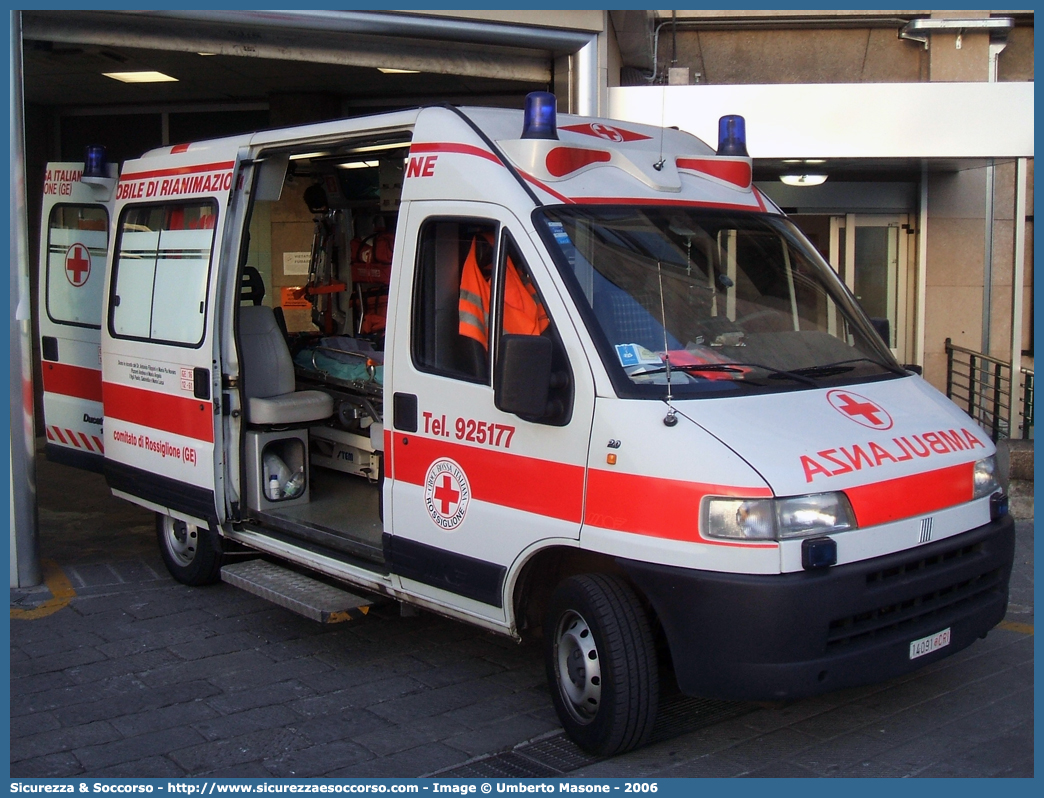 CRI 14091
Croce Rossa Italiana
Rossiglione (GE)
Fiat Ducato II serie
Parole chiave: Croce;Rossa;Italiana;CRI;C.R.I.;Ambulanza;Fiat;Ducato;Rossiglione