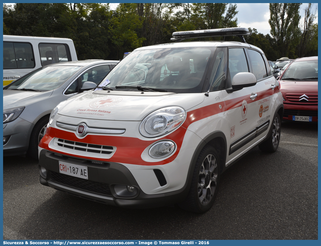 CRI 187AE
Croce Rossa Italiana
Cuneo
Fiat 500L Trekking
Parole chiave: CRI;C.R.I.;Croce;Rossa;Italiana;Cuneo;Fiat;500L;Trekking