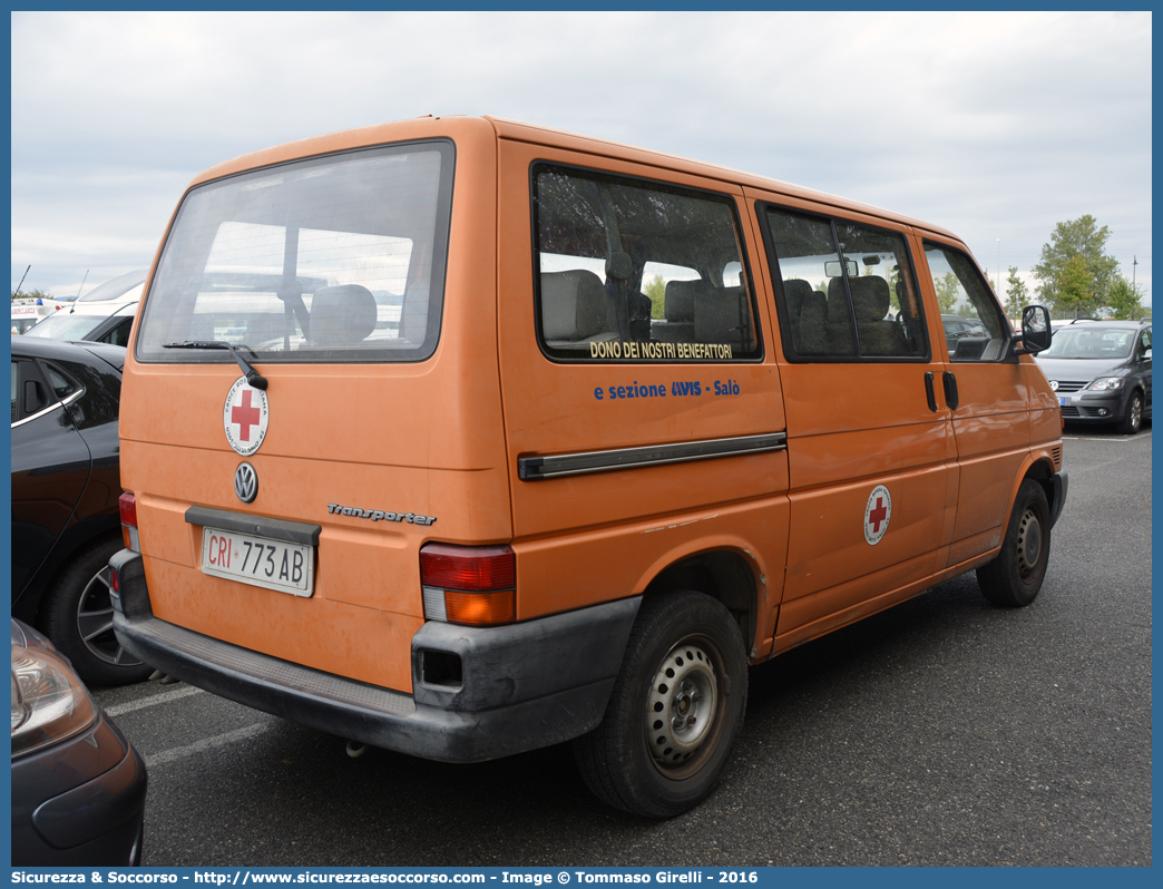 CRI 773AB
Croce Rossa Italiana
Salò (BS)
Volkswagen Transporter T4
Parole chiave: CRI;C.R.I.;Croce;Rossa;Italiana;Salò;Volkswagen;Transporter;T4