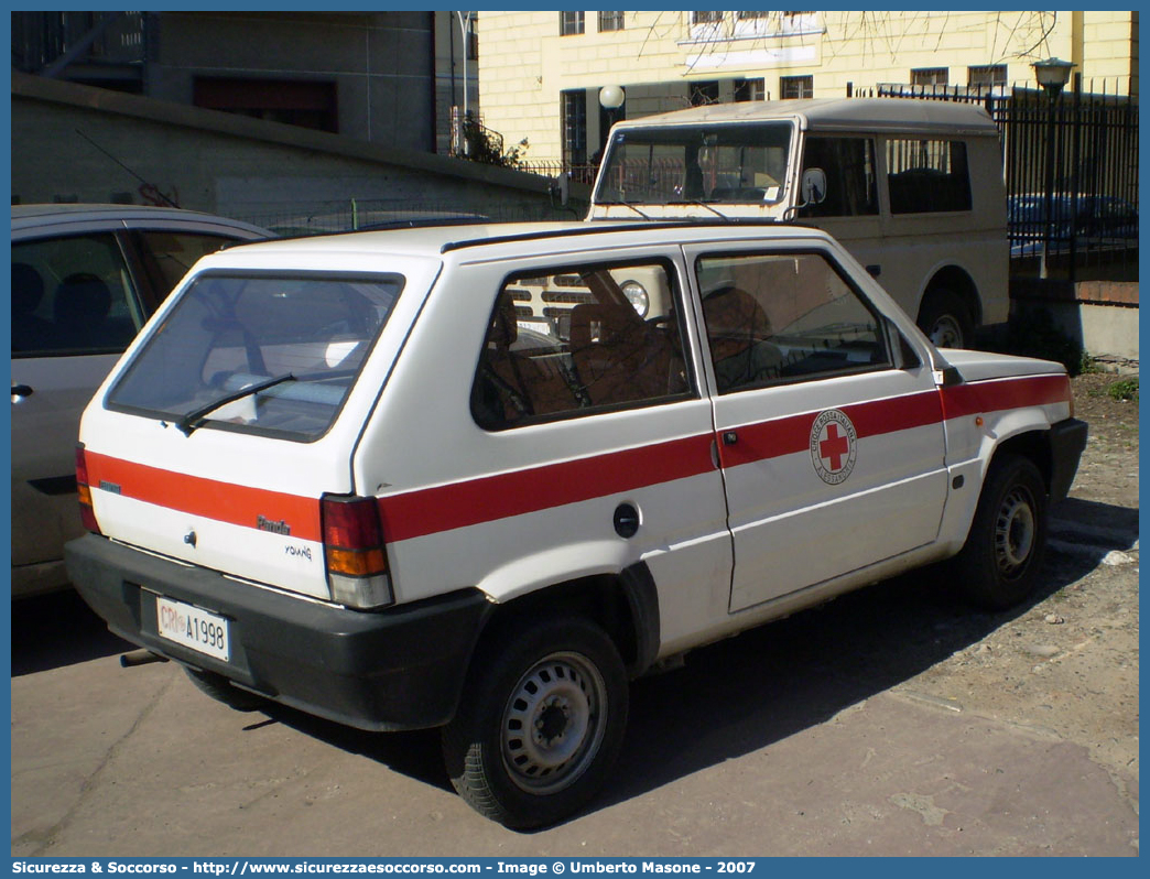 CRI A1998
Croce Rossa Italiana
Alessandria
Fiat Panda II serie
Parole chiave: CRI;C.R.I.;Croce;Rossa;Italiana;Fiat;Panda;Alessandria