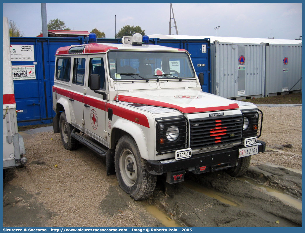 CRI A218A
Croce Rossa Italiana
Forlì (FC)
Land Rover Defender 110
Allestitore EDM S.r.l.
Parole chiave: CRI;C.R.I.;Croce;Rossa;Italiana;Land;Rover;Defender;110;Forlì;EDM