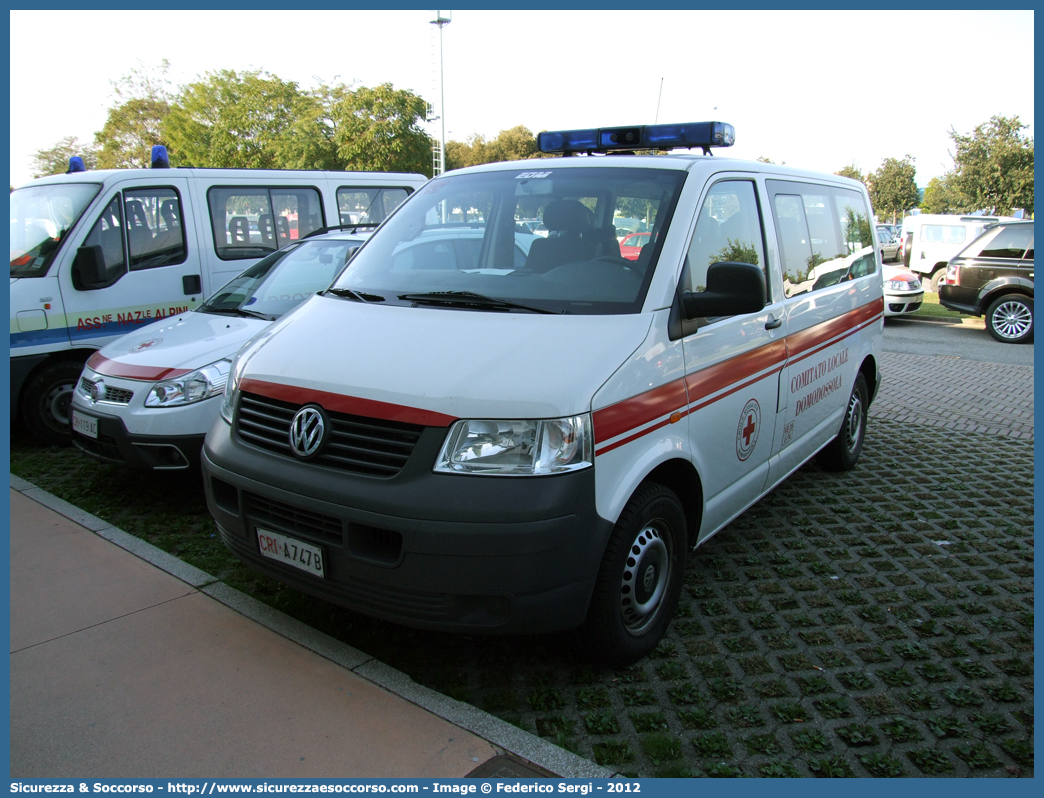 CRI A747B
Croce Rossa Italiana
Domodossola (VB)
Volkswagen Transporter T5
Parole chiave: CRI;C.R.I.;Croce;Rossa;Italiana;Domodossola;Volkswagen;Transporter;T5