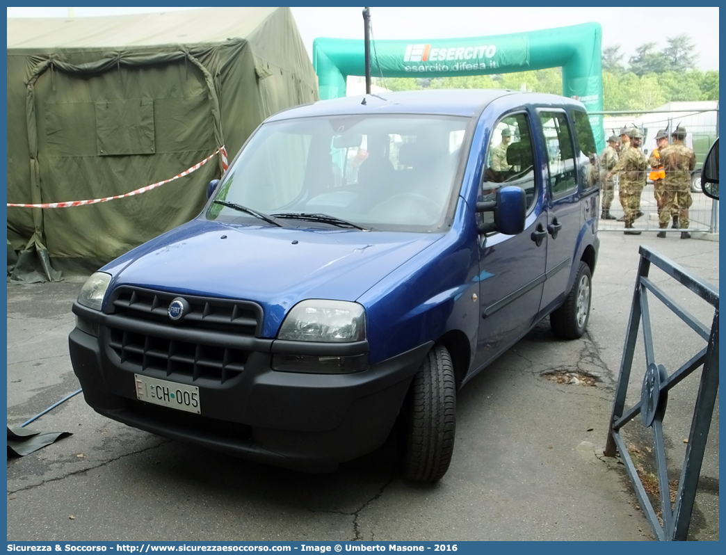 EI CH005
Esercito Italiano
Fiat Doblò I serie
Parole chiave: EI;E.I.;Esercito;Italiano;Fiat;Doblò