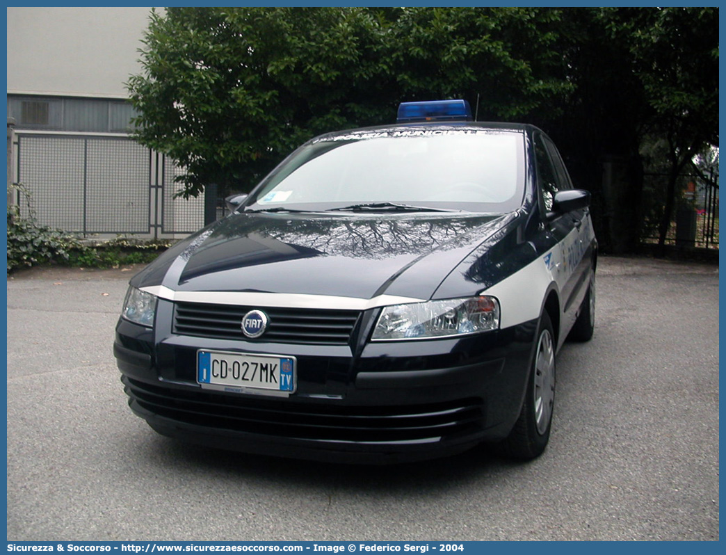 -
Polizia Municipale
Comune di Conegliano
Fiat Stilo I serie
Parole chiave: PL;P.L.;PM;P.M.;Polizia;Locale;Municipale;Conegliano;Fiat;Punto