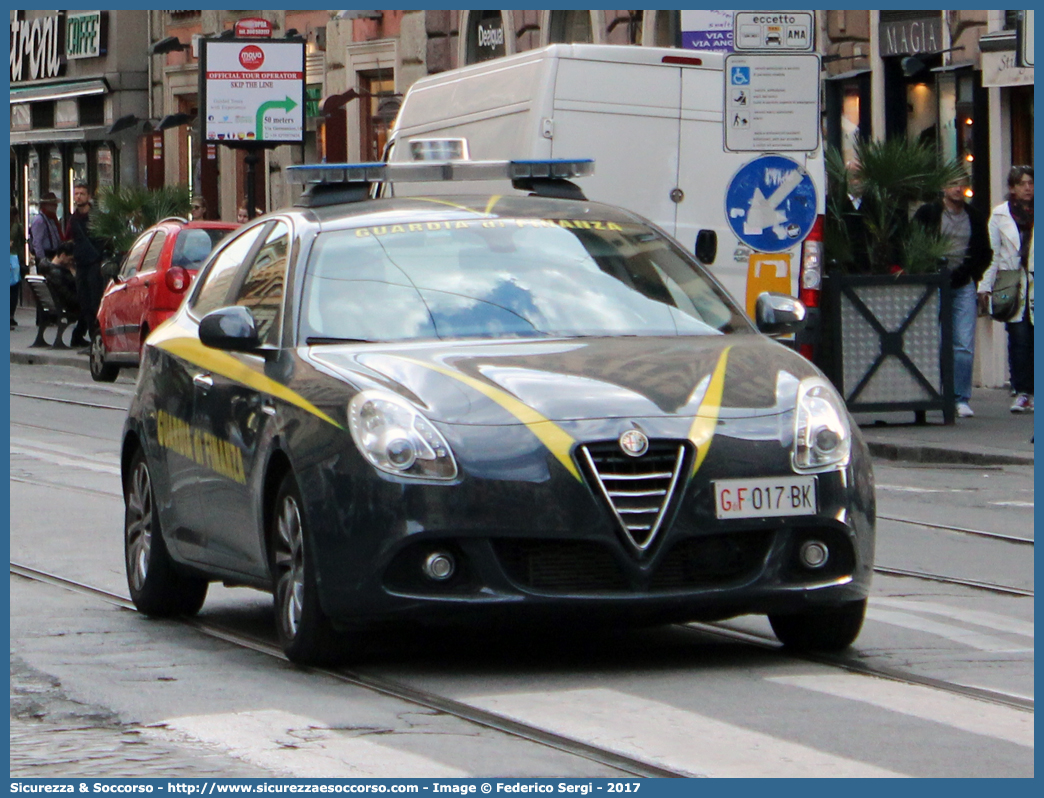 GdiF 017BK
Guardia di Finanza
Alfa Romeo Nuova Giulietta
I serie I restyling
(I fornitura)
Parole chiave: GdiF;GDF;GF;Guardia;Finanza;Alfa;Romeo;Nuova;Giulietta