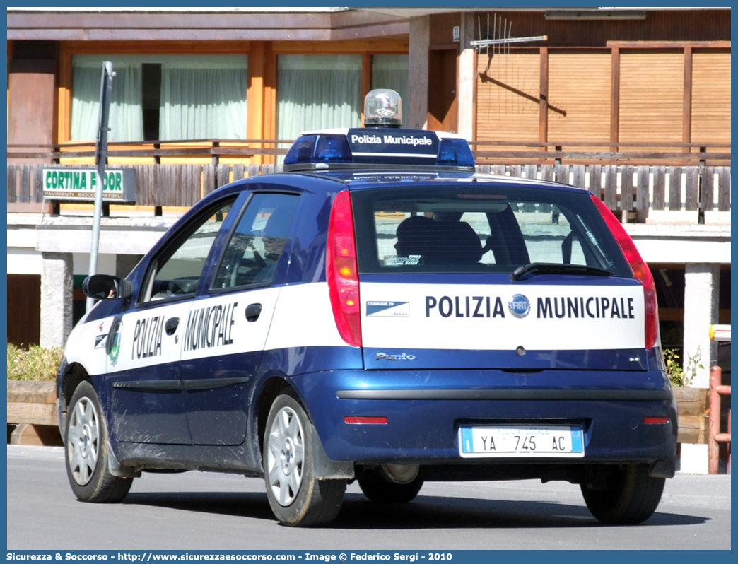 -
Polizia Municipale
Comune di Limana
Fiat Punto III serie
Parole chiave: PL;P.L.;PM;P.M.;Polizia;Locale;Municipale;Limana;Fiat;Punto