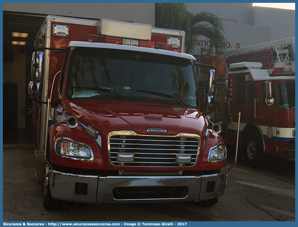 -
United States of America
Miami Beach Fire Department
Freightliner M2
Conversion by MedTec
Parole chiave: USA;U.S.A.;United;States;of;America;Miami;Beach;Fire;Department;Freightliner;M2;MedTec