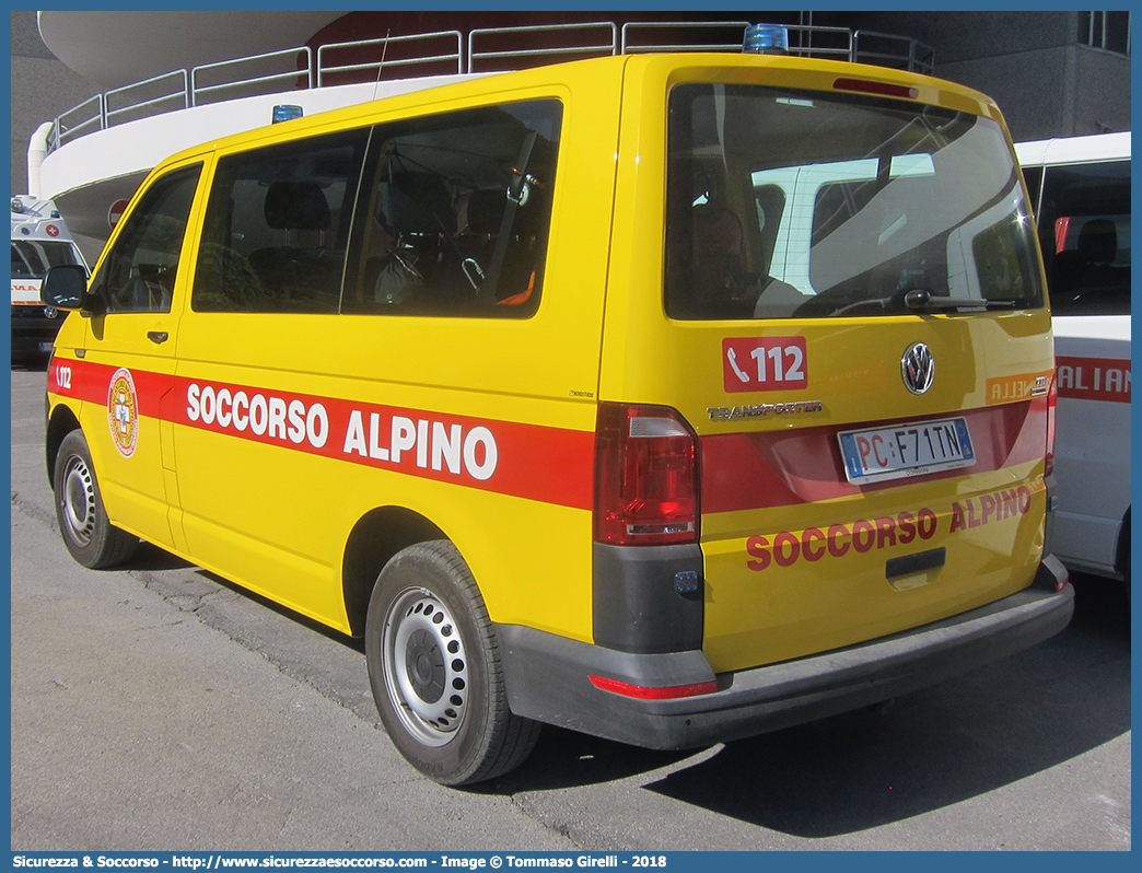 PC F71TN
Corpo Nazionale
Soccorso Alpino e Speleologico
Delegazione Alpina IV Trentino
Volkswagen Transporter T6
Parole chiave: CNSAS;C.N.S.A.S.;Corpo;Nazionale;Soccorso;Alpino;Speleologico;Trentino;Trento;SAT;S.A.T.;Volkswagen;Transporter;T6