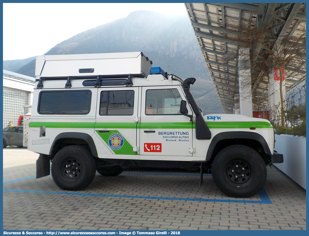 PC ZS0TB
Bergrettungsdienst 
im Alpenverein Südtirol
Brunico - Bruneck
Land Rover Defender 110
Allestitore Kofler Fahrzeugbau S.n.c.
Parole chiave: AVS;A.V.S.;CNSAS;C.N.S.A.S.;Soccorso;Alpino;Spelelogico;Bergrettungsdienst;Alpenverein;Südtirol;Brunico;Bruneck;Land Rover;Defender;110;Kofler;Fahrzeugbau