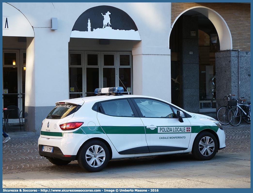 -
Polizia Locale
Comune di Casale Monferrato
Renault Clio VI serie
Parole chiave: PL;P.L.;PM;P.M.;Polizia;Locale;Municipale;Casale Monferrato;Renault;Clio