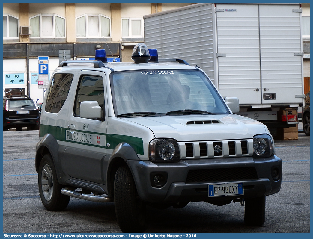 -
Polizia Locale
Comune di Gavi
Suzuki Jimny
Parole chiave: PL;P.L.;PM;P.M.;Polizia;Locale;Municipale;Gavi;Suzuki;Jimny