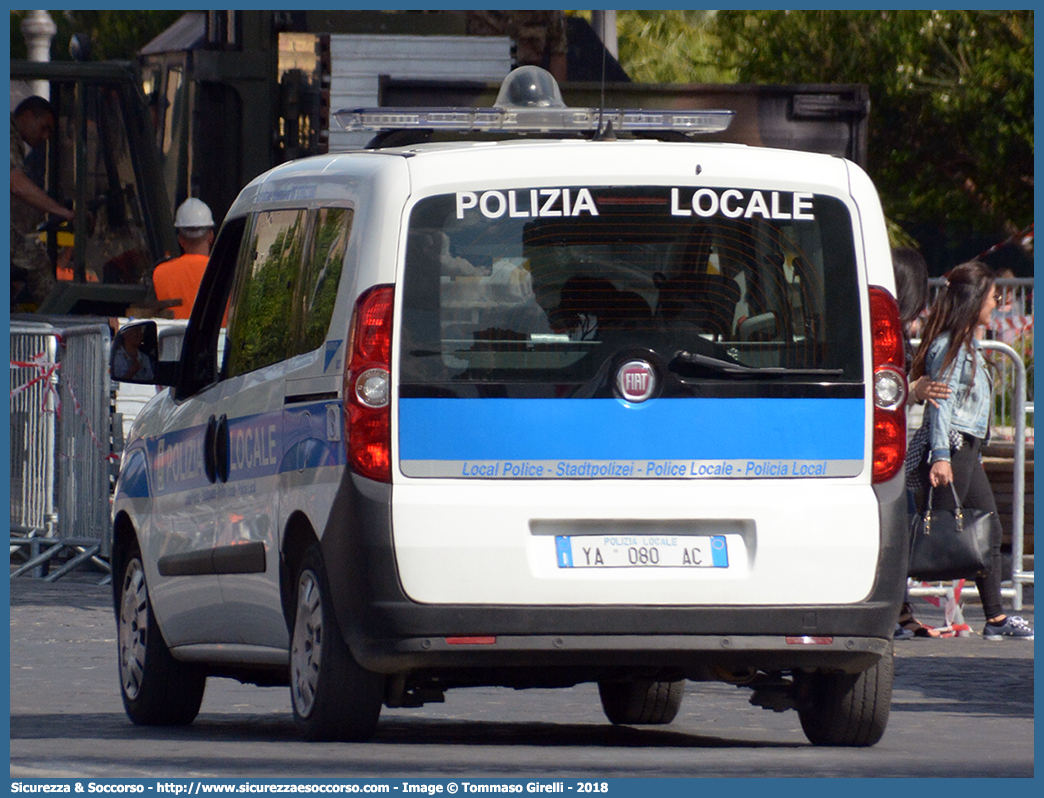 Polizia Locale YA080AC
Polizia Locale
Comune di Marino
Fiat Doblò II serie
Parole chiave: PL;P.L.;PM;P.M.;Polizia;Locale;Municipale;Marino;Fiat;Doblò;Doblo