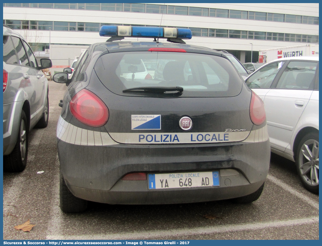 Polizia Locale YA648AD
Polizia Locale
Corpo Intercomunale
Fiat Nuova Bravo
Parole chiave: PL;P.L.;PM;P.M.;Polizia;Locale;Municipale;Corpo;Intercomunale;Castel D&#039;Azzano;Buttapietra;Mozzecane;Vigasio;Fiat;Nuova;Bravo