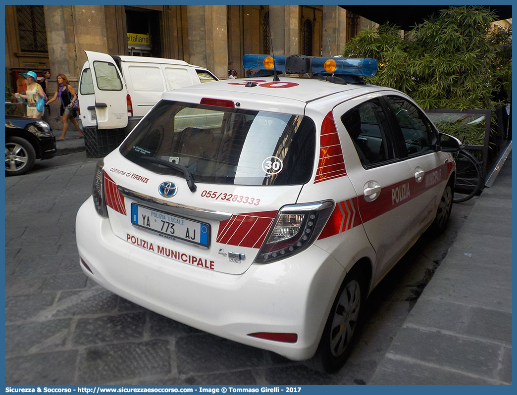 Polizia Locale YA773AJ
Polizia Municipale
Comune di Firenze
Toyota Yaris Hybrid III serie
Allestitore Focaccia Group S.r.l.
Parole chiave: PL;P.L.;PM;P.M.;Polizia;Locale;Municipale;Firenze;Toyota;Yaris;Hybrid;Focaccia