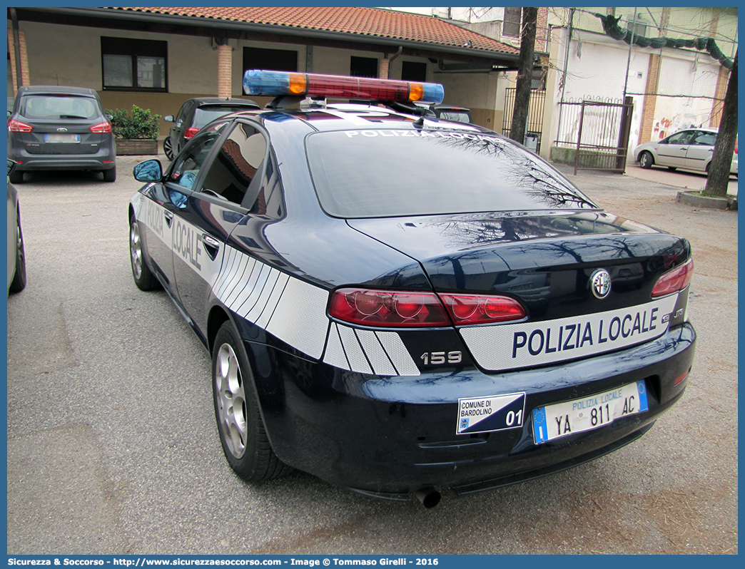 Polizia Locale YA811AC
Polizia Locale
Comune di Bardolino
Alfa Romeo 159
Parole chiave: PL;P.L.;PM;P.M.;Polizia;Locale;Municipale;Bardolino;Alfa Romeo;159