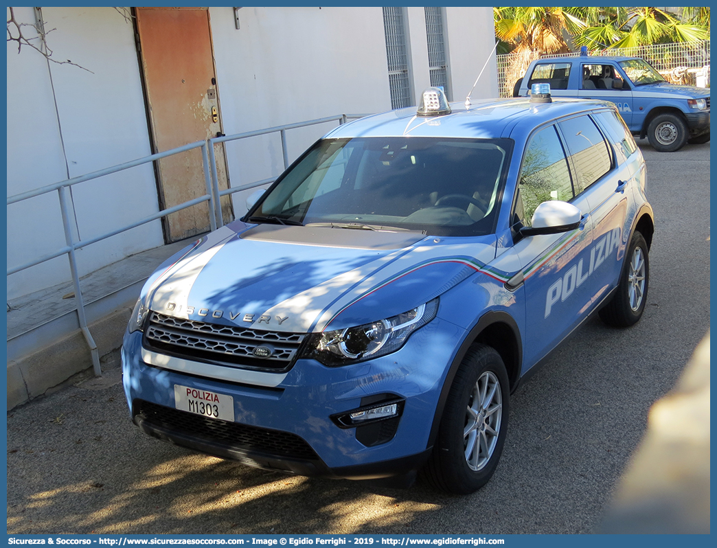 Polizia M1303
Polizia di Stato
Land Rover Discovery Sport
Allestitore Carrozzeria Marazzi S.r.l.
Parole chiave: PS;P.S.;Polizia;di;Stato;Polizia;Stato;Land;Rover;Discovery;Sport