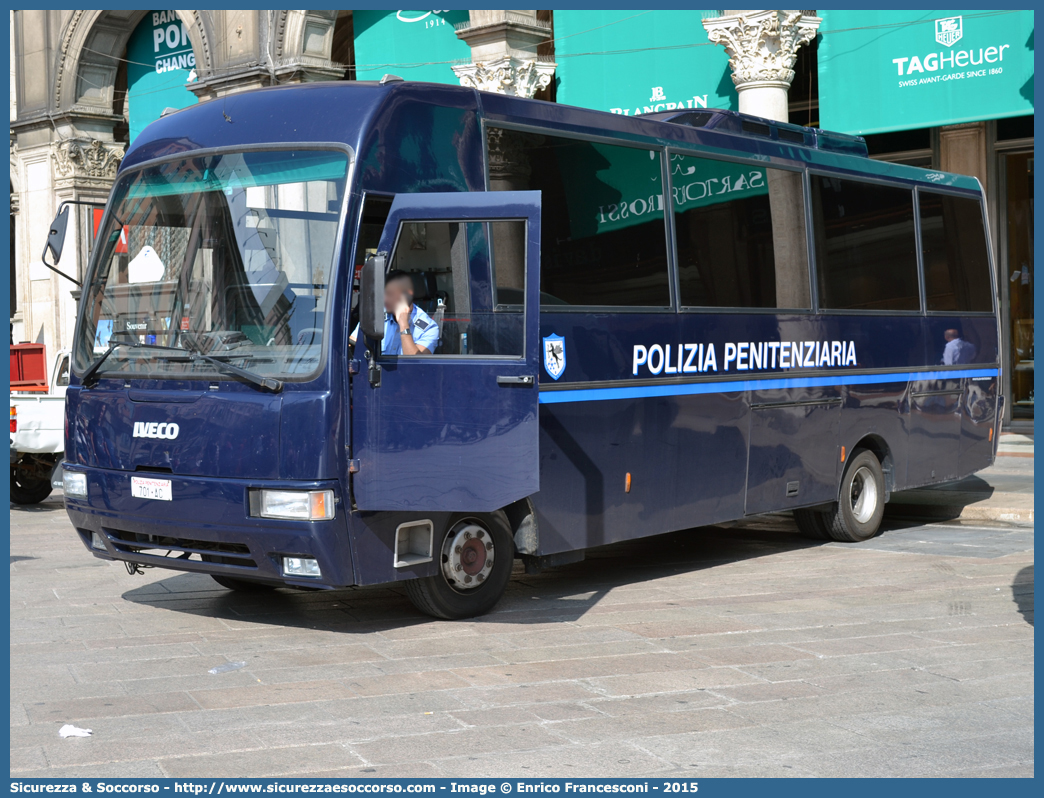 Polizia Penitenziaria 701AC
Polizia Penitenziaria
Iveco Cacciamali 100E18 restyling
Parole chiave: PP;P.P.;Pol.Pen.;PolPen;AdiC;A.diC.;Agenti;di;Custodia;Polizia;Penitenziaria;Nucleo;Traduzioni;Piantonamenti;Iveco;Cacciamali;100E18