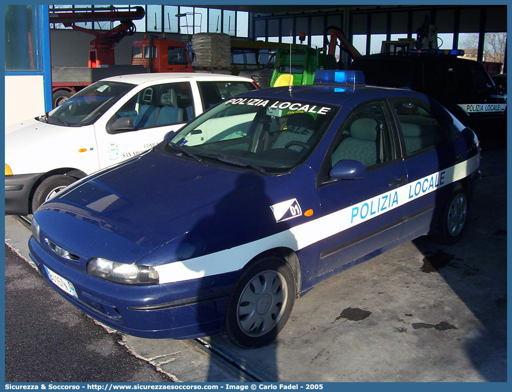 -
Polizia Locale
Comune di San Michele al Tagliamento
Fiat Brava
(variante)
Parole chiave: PL;P.L.;PM;P.M.;Polizia;Locale;Municipale;San;Michele;al;Tagliamento;Fiat;Brava