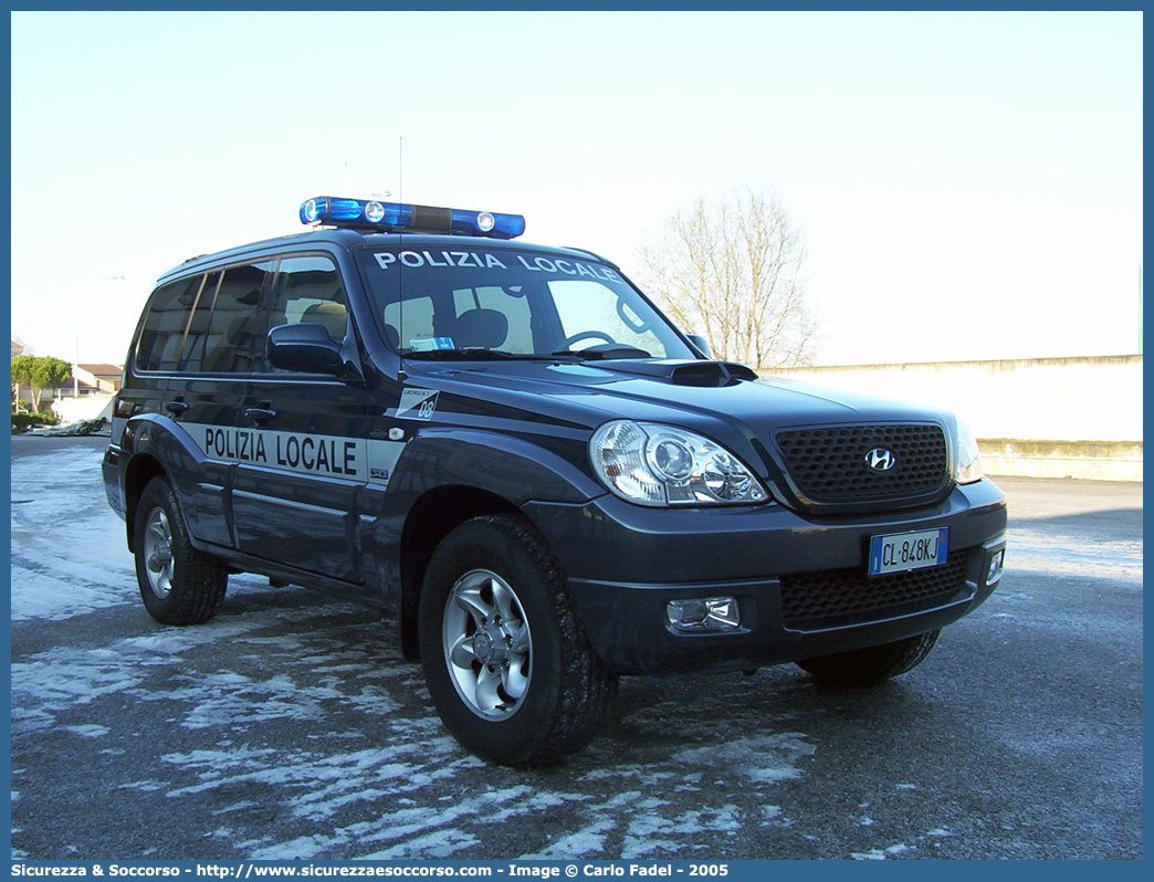 -
Polizia Locale
Comune di San Michele al Tagliamento
Hyundai Terracan
Parole chiave: PL;P.L.;PM;P.M.;Polizia;Locale;Municipale;San;Michele;al;Tagliamento;Hyundai;Terracan