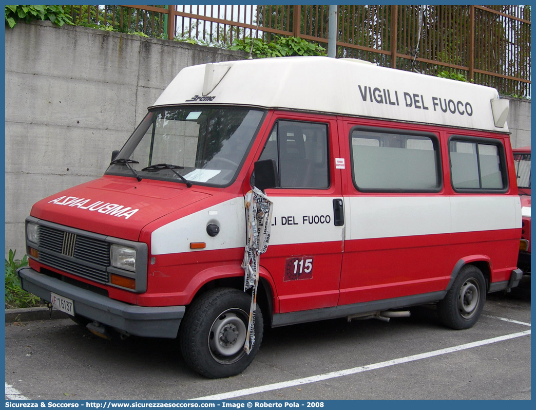 VF 16137
Corpo Nazionale Vigili del Fuoco
Servizio Sanitario
Fiat Ducato I serie
Allestitore Brema
Parole chiave: VVF;V.V.F.;Corpo;Nazionale;Vigili;del;Fuoco;Servizio;Sanitario;Fiat;Ducato;Brema