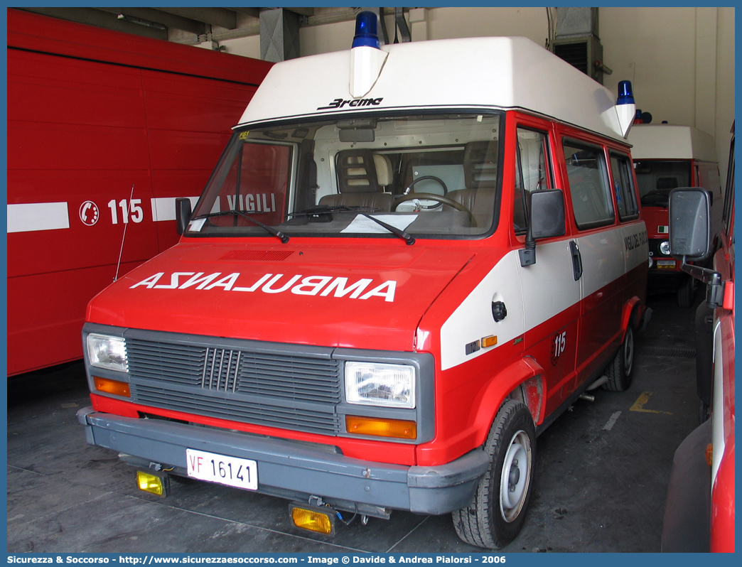 VF 16141
Corpo Nazionale Vigili del Fuoco
Servizio Sanitario
Fiat Ducato I serie
Allestitore Brema
Parole chiave: VVF;V.V.F.;Corpo;Nazionale;Vigili;del;Fuoco;Servizio;Sanitario;Fiat;Ducato;Brema