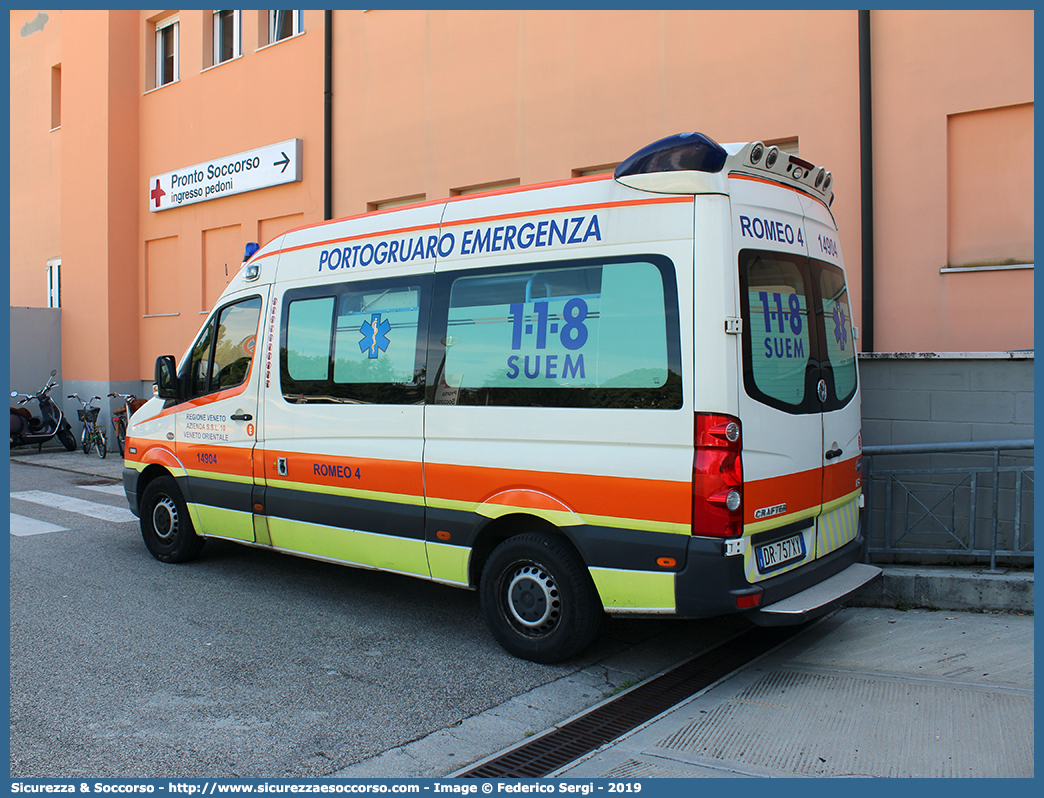 ROMEO 4
SUEM 118 Portogruaro Emergenza
Azienda ULSS 4 - Veneto Orientale
Portogruaro
Volkswagen Crafter I serie
Allestitore Aricar S.p.A.
Parole chiave: 118;SUEM;Portogruaro;Emergenza;Ambulanza;Autoambulanza;Volkswagen;Crafter;Aricar