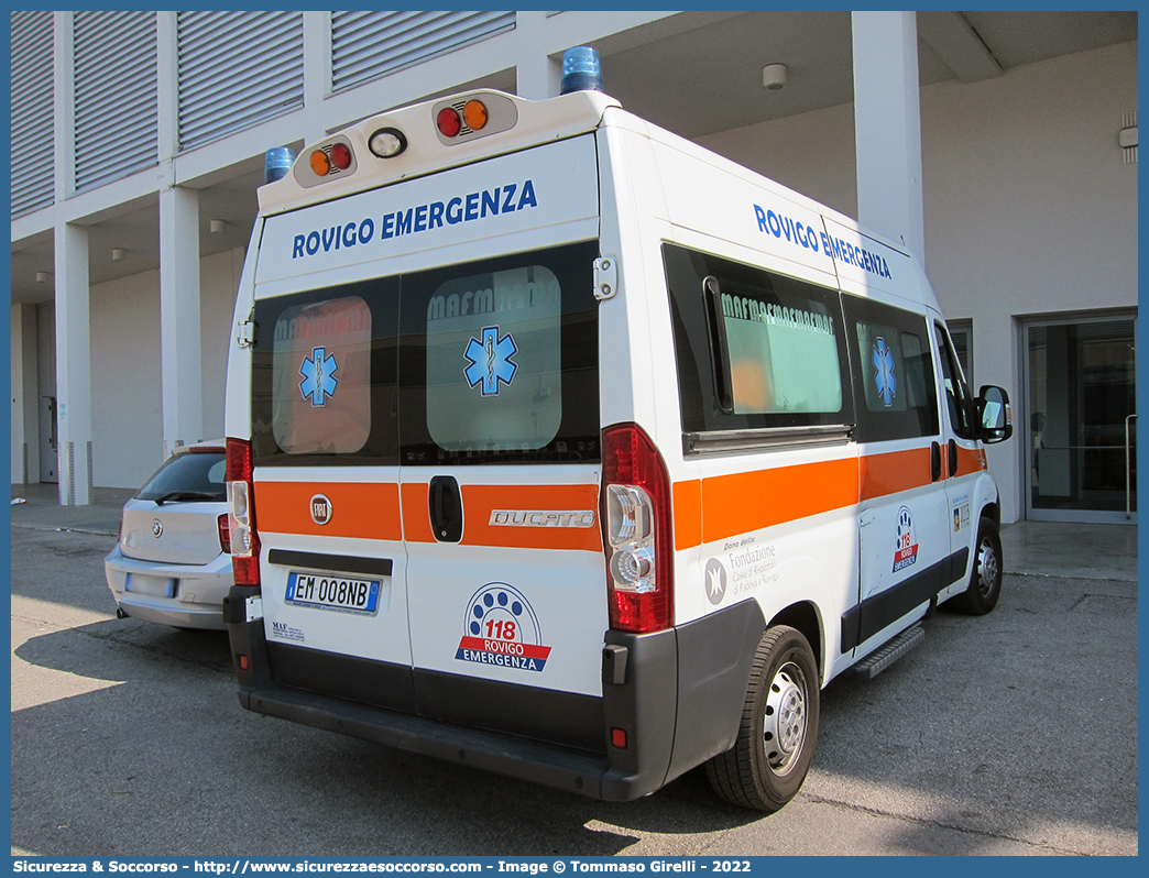 -
SUEM 118 Rovigo Emergenza
Azienda ULSS 5 - Polesana
Rovigo
Fiat Ducato III serie
Allestitore MAF S.n.c.
Parole chiave: SUEM;118;Rovigo;Emergenza;ULSS5;Polesana;Fiat;Ducato;MAF