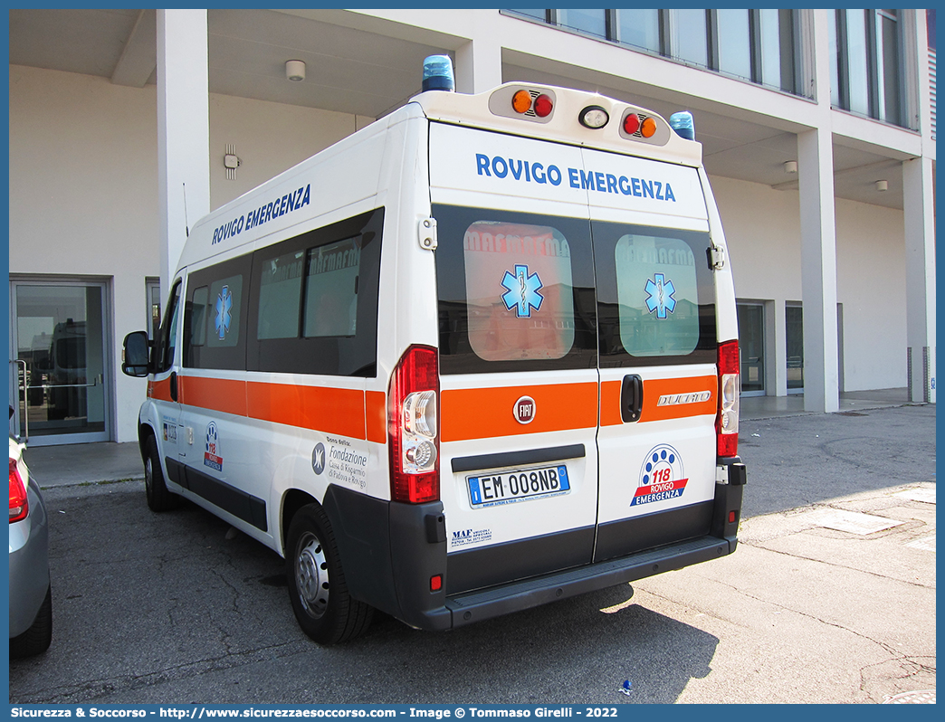 -
SUEM 118 Rovigo Emergenza
Azienda ULSS 5 - Polesana
Rovigo
Fiat Ducato III serie
Allestitore MAF S.n.c.
Parole chiave: SUEM;118;Rovigo;Emergenza;ULSS5;Polesana;Fiat;Ducato;MAF