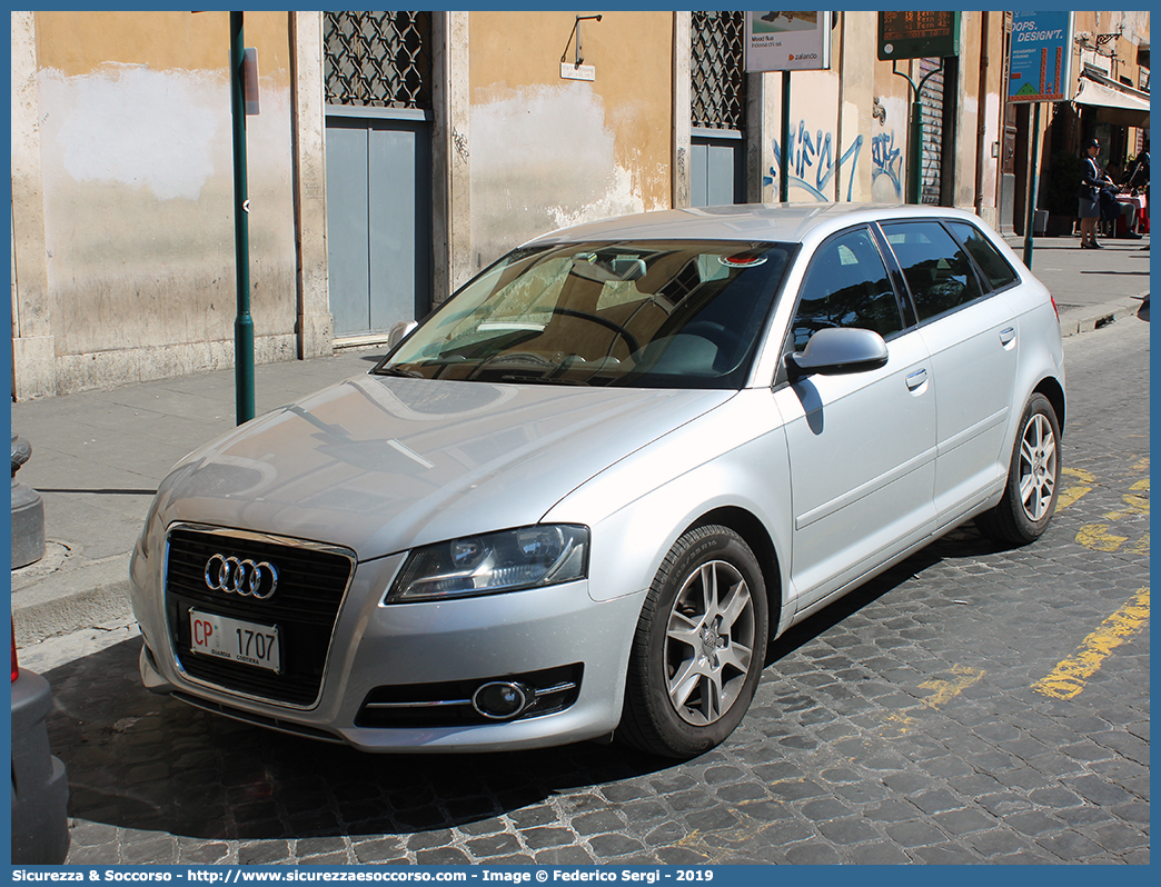 CP 1707
Corpo delle Capitanerie di Porto
Guardia Costiera
Audi A3 II serie restyling
Parole chiave: CP;C.P.;GC;G.C.;Corpo;delle;Capitanerie;Capitaneria;di;Porto;Guardia;Costiera;Audi;A3