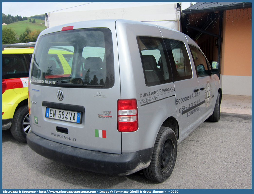 LOMB.6
Corpo Nazionale
Soccorso Alpino e Speleologico
Direzione Regionale Lombardia
Volkswagen Caddy V serie
Parole chiave: CNSAS;C.N.S.A.S.;Corpo;Nazionale;Soccorso;Alpino;Speleologico;Lombardia;SASL;S.A.S.L.;Direzione Regionale;Volkswagen;Caddy