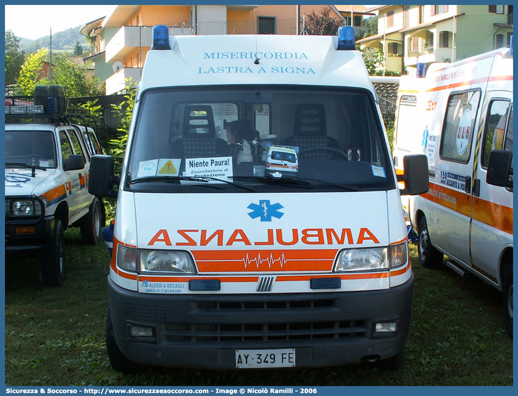 -
Misericordia di Lastra a Signa
Fiat Ducato II serie
Allestitore Alessi e Becagli S.n.c.
Parole chiave: Misericordie;Misericordia;Ambulanza;Autoambulanza;Fiat;Ducato;Lastra a Signa;Alessi;e;Becagli