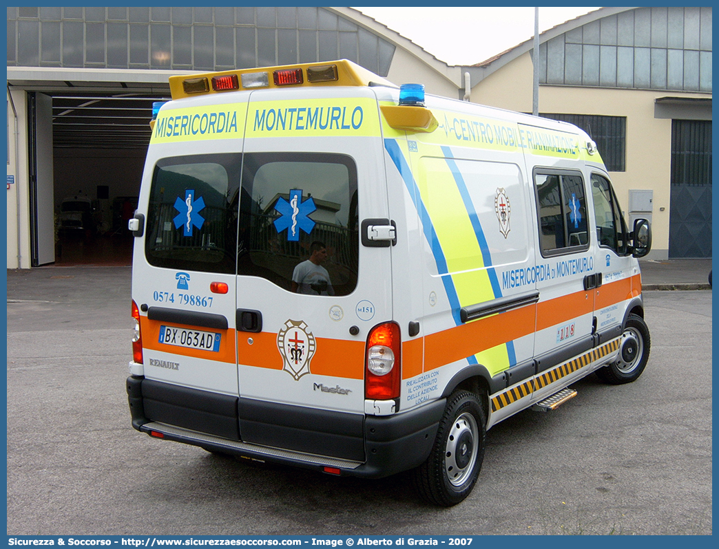 M151
Misericordia di Montemurlo
Renault Master III serie
Parole chiave: Misericordie;Misericordia;Ambulanza;Autoambulanza;Renault;Master;Montemurlo