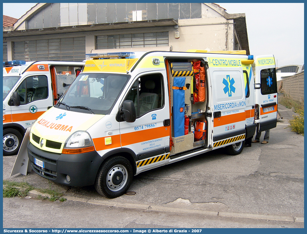 M151
Misericordia di Montemurlo
Renault Master III serie
Parole chiave: Misericordie;Misericordia;Ambulanza;Autoambulanza;Renault;Master;Montemurlo