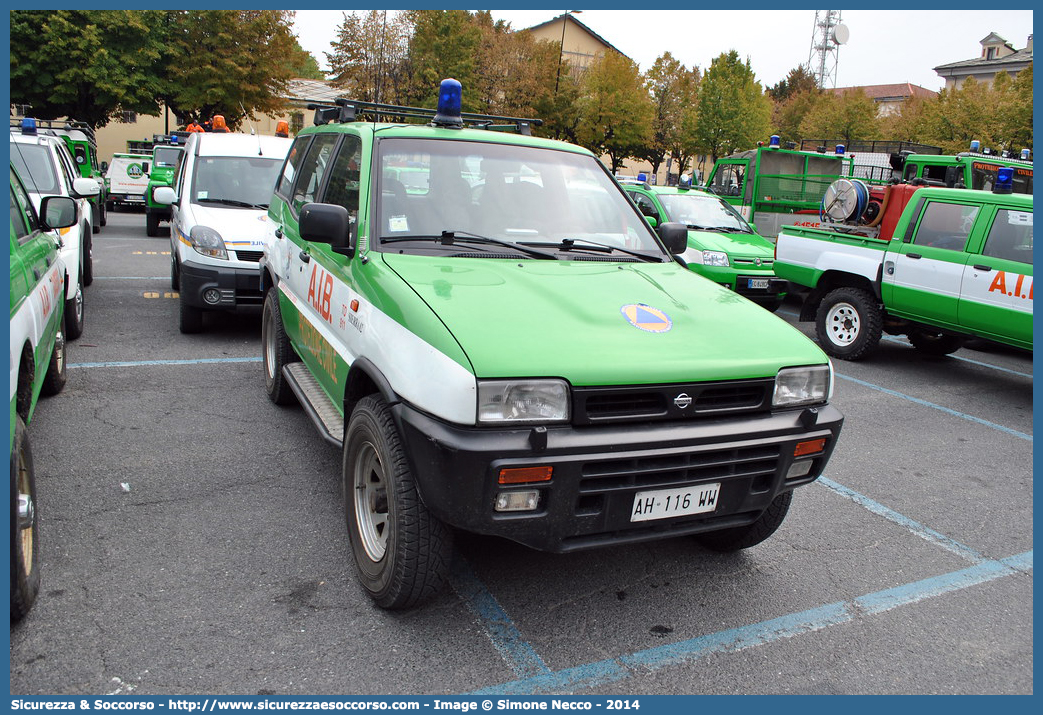 -
Corpo Volontari Antincendi Boschivi
Nissan Terrano I serie
Parole chiave: Corpo;Volontari;Antincendi;Boschivi;AIB;A.I.B.;Piemonte;Nissan;Terrano