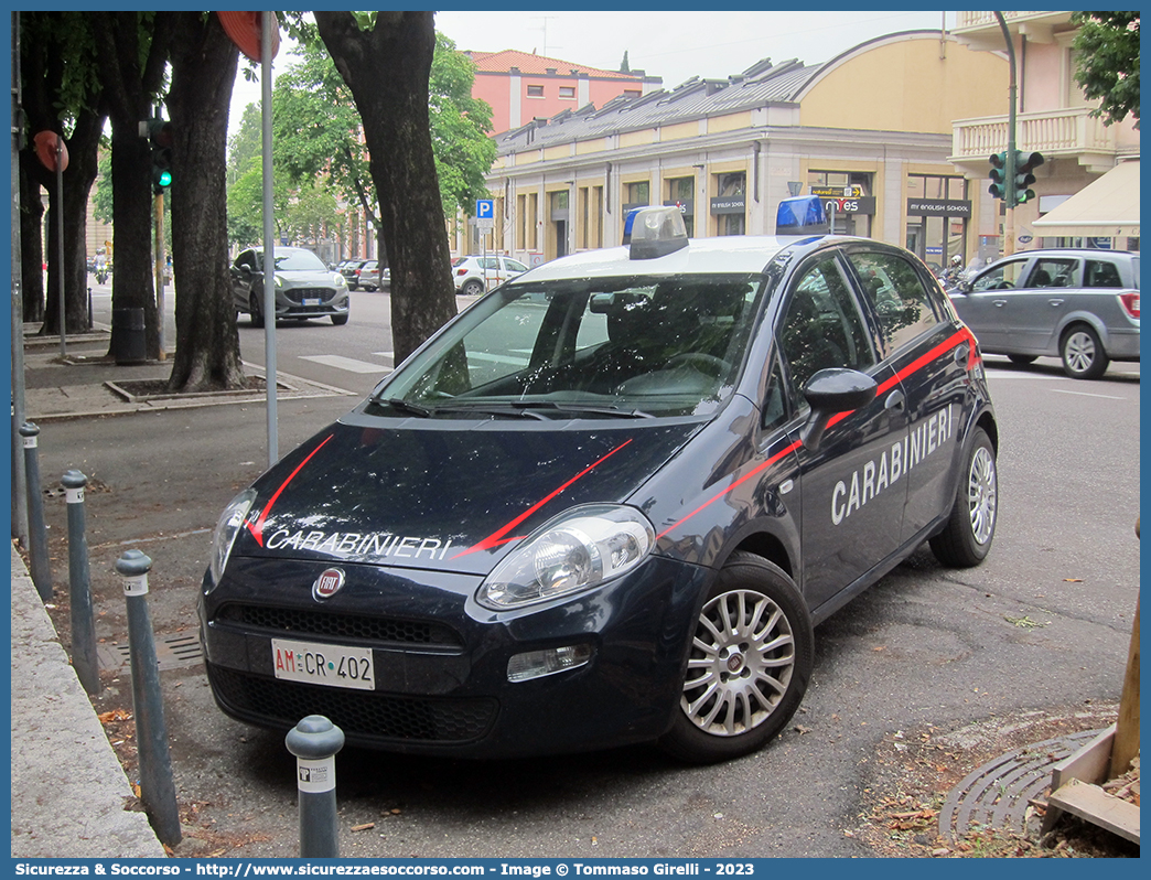 CC CR402
Arma dei Carabinieri
Reparto Carabinieri presso l'Aeronautica Militare
Fiat Punto IV serie
Parole chiave: AM;A.M.;CC;C.C.;Arma;Carabinieri;Aeronautica;Militare;Fiat;Punto