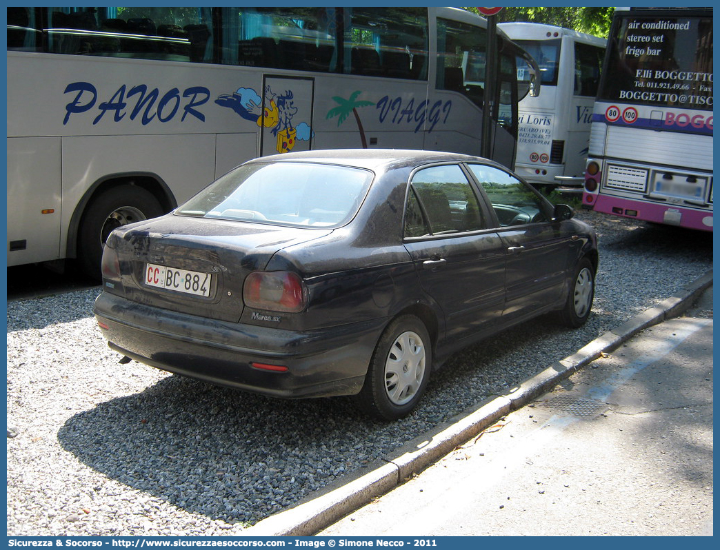 CC BC884
Arma dei Carabinieri
Fiat Marea
Parole chiave: CC;C.C.;Arma;dei;Carabinieri;Fiat;Marea