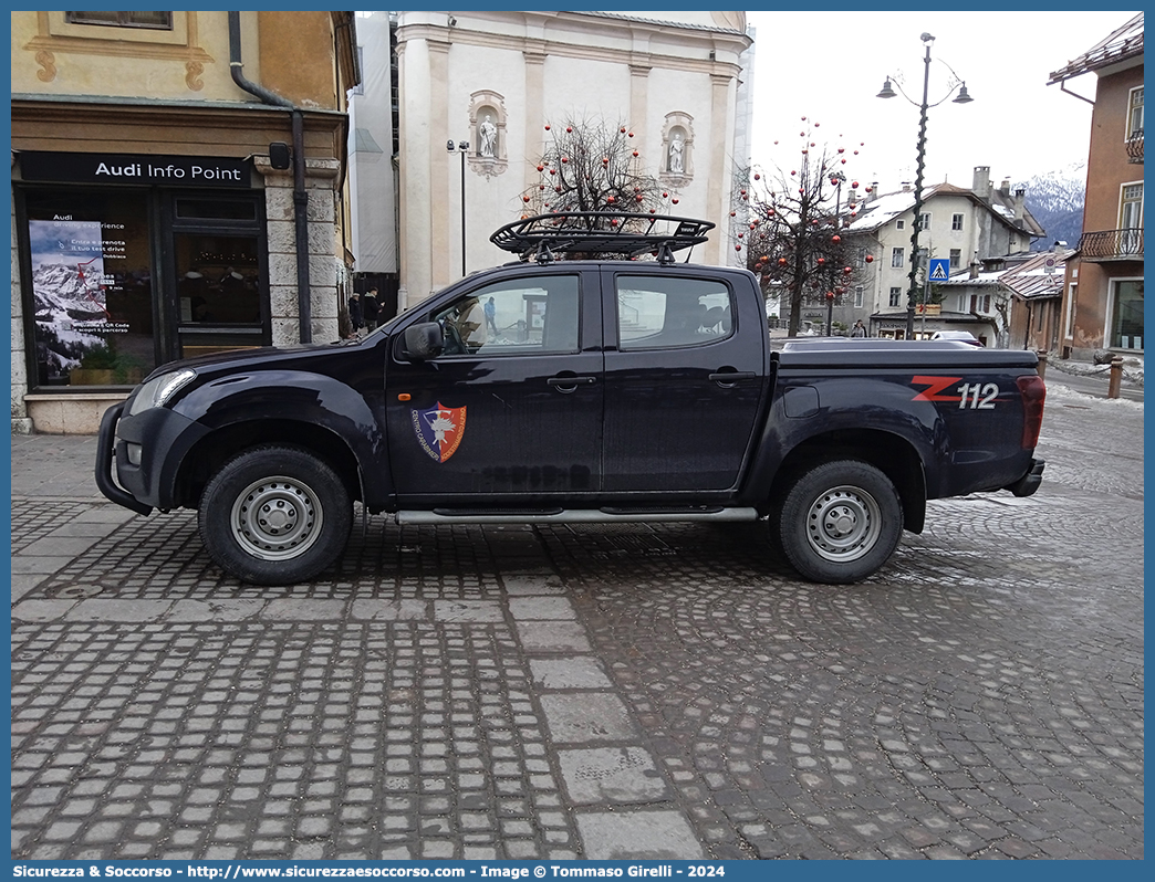 CC DR321
Arma dei Carabinieri
Isuzu D-Max II serie
Centro Carabinieri Addestramento Alpino
Allestitore Maritan S.r.l.
Parole chiave: CC;C.C.;Arma;dei;Carabinieri;Centro;Addestramento;Soccorso;Alpino;Maritan;Isuzu;D-Max;DMax