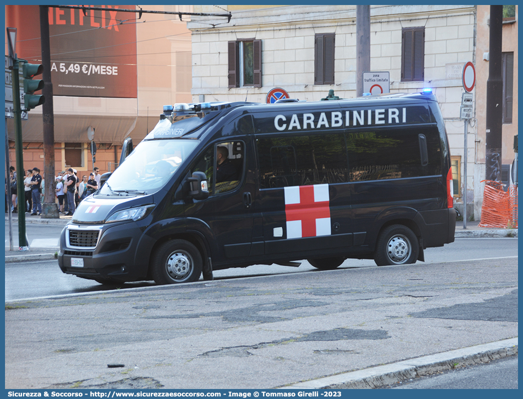 CC ED747
Arma dei Carabinieri
Servizio Sanitario
Peugeot Boxer III serie restyling
Allestitore Odone S.r.l.
Parole chiave: CC;C.C.;Arma;Carabinieri;Servizio;Sanitario;Ambulanza;Autoambulanza;Peugeot;Boxer;Odone